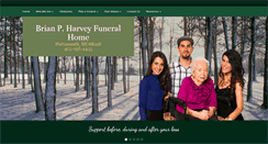 Desktop Screenshot of bpharveyfuneralhome.com